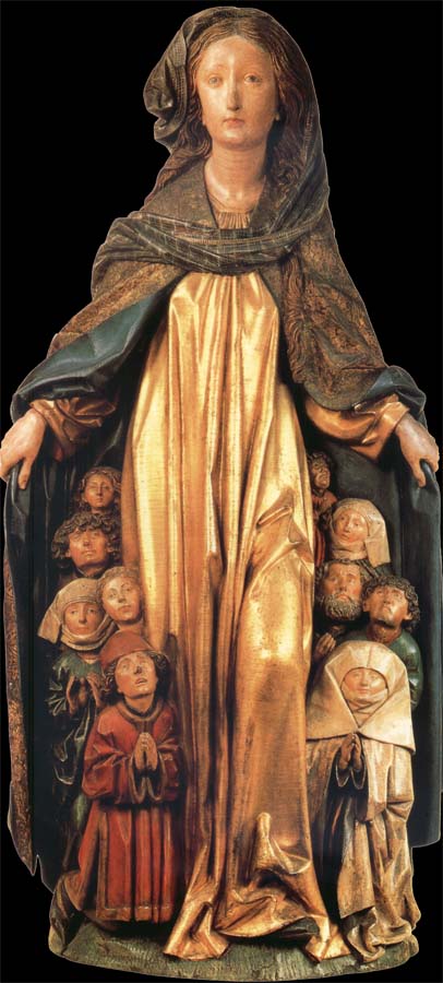 The Madonna of the cloak of proteccion